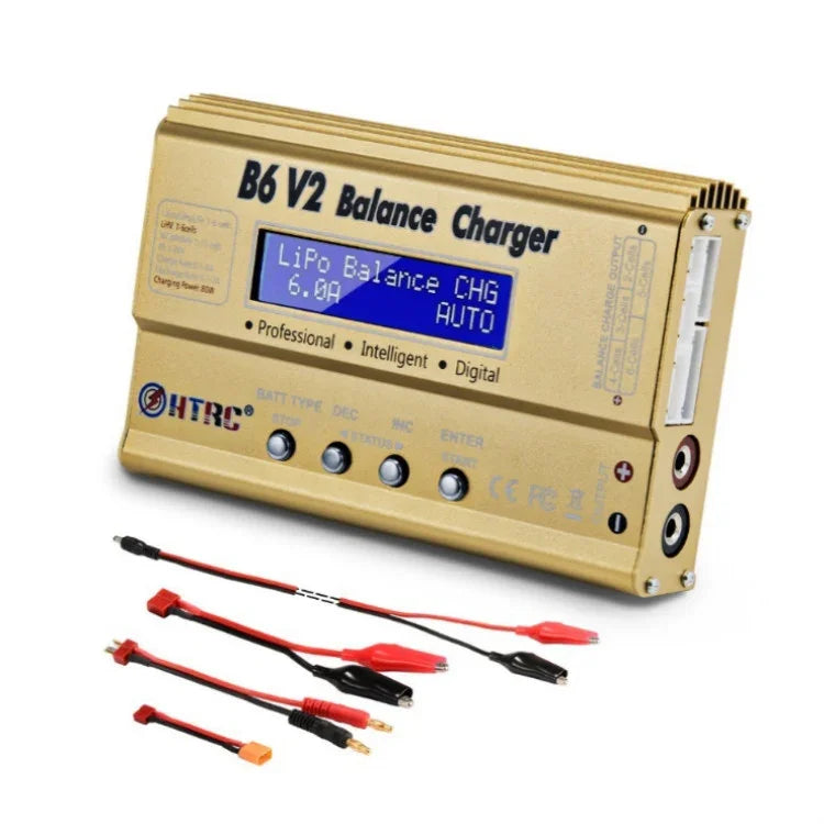 เครื่องชาร์จสมาร์ทบาลานซ์สำหรับเครื่องบินโมเดล HTRC B6 V2, ปลั๊ก US, ปลั๊ก EU, ปลั๊ก UK, ปลั๊ก AU