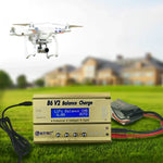 เครื่องชาร์จสมาร์ทบาลานซ์สำหรับเครื่องบินโมเดล HTRC B6 V2, ปลั๊ก US, ปลั๊ก EU, ปลั๊ก UK, ปลั๊ก AU