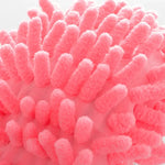 ปลอกครอบรองเท้าถูพื้นแบบขี้เกียจ Chenille 2 ชิ้น ทำความสะอาดพื้น ถอดซักได้ สีสุ่ม ไม้ถูพื้น
