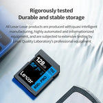 Lexar SD-800X Pro การ์ดความจำ SD ความเร็วสูงสำหรับกล้อง SLR, 32GB, 64GB