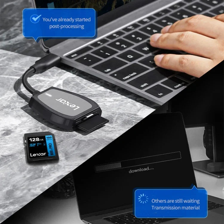 Lexar SD-800X Pro การ์ดความจำ SD ความเร็วสูงสำหรับกล้อง SLR, 32GB, 64GB