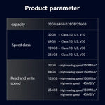 Lexar SD-800X Pro การ์ดความจำ SD ความเร็วสูงสำหรับกล้อง SLR, 32GB, 64GB