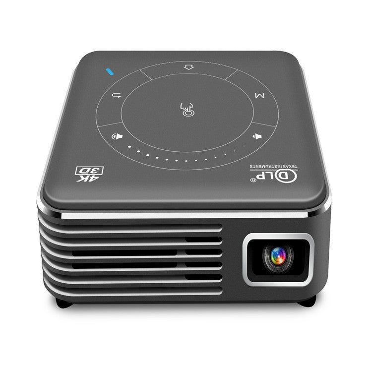 P11 โปรเจคเตอร์ DLP มินิสมาร์ท 854x480 พร้อมรีโมทอินฟราเรด Android 9.0, 2GB+16GB รองรับ WiFi 2.4G/5G, Bluetooth, การ์ด TF