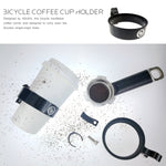 ที่วางแก้วกาแฟจักรยาน ที่วางแก้วชานม อะลูมิเนียมอัลลอย ที่วางขวด สีเหลือง, สีแดง, สีน้ำเงิน, สีดำ, สีเงิน