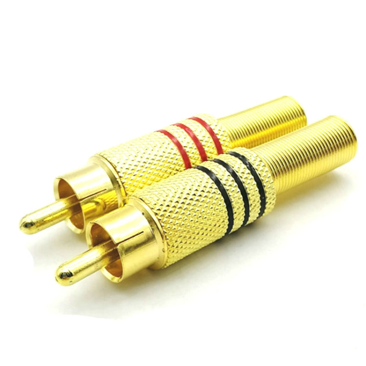 30 ชิ้น หัวปลั๊ก RCA รูปดอกบัว AV เสียงและวิดีโอ, หัวปลั๊กดอกบัว RCA, 30 ชิ้น