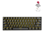 RK61 61 Keys Bluetooth / Wireless Dual Modes Tablet Mobile Gaming Mechanical Keyboard, Cable Length: 1.5m, Tea Shaft, Green Shaft, Red Shaft