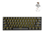 RK61 61 Keys Bluetooth / Wireless Dual Modes Tablet Mobile Gaming Mechanical Keyboard, Cable Length: 1.5m, Tea Shaft, Green Shaft, Red Shaft