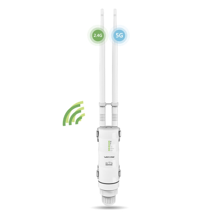 WAVLINK AC600 AP รีพีตเตอร์กำลังสูงกลางแจ้ง ความถี่คู่ 2.4G/5G ปลั๊กยุโรป ปลั๊กสหรัฐอเมริกา ปลั๊กสหราชอาณาจักร