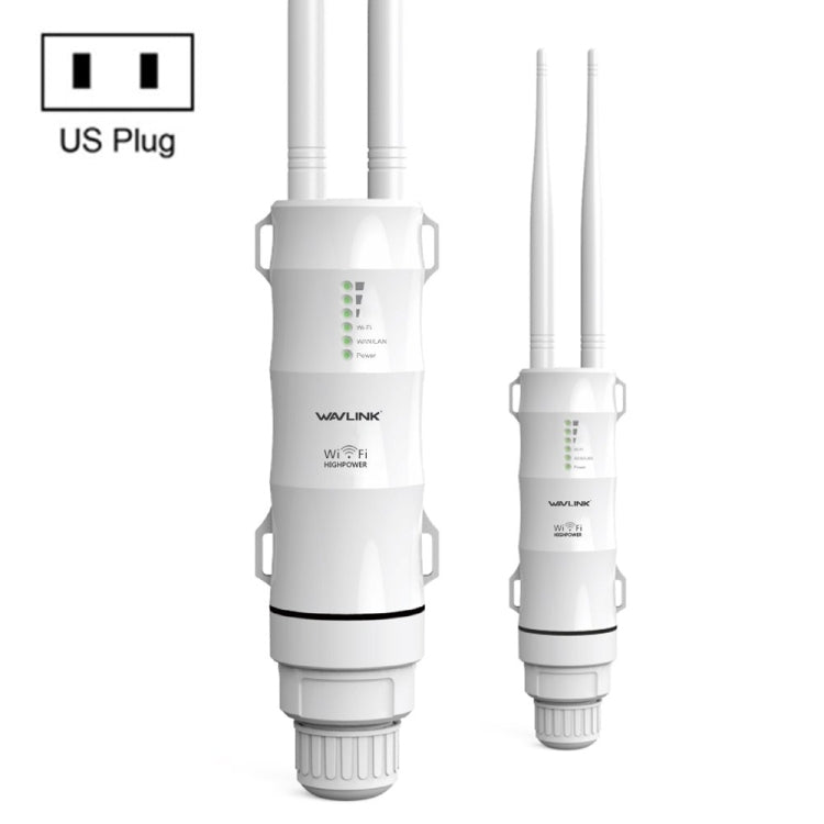 WAVLINK AC600 AP รีพีตเตอร์กำลังสูงกลางแจ้ง ความถี่คู่ 2.4G/5G ปลั๊กยุโรป ปลั๊กสหรัฐอเมริกา ปลั๊กสหราชอาณาจักร