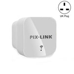 PIXLINK WR12 เครื่องขยายสัญญาณ WIFI 300Mbps รีพีทเตอร์เพิ่มประสิทธิภาพ, ปลั๊ก EU, ปลั๊ก UK, ปลั๊ก US, ปลั๊ก AU