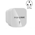 PIXLINK WR12 เครื่องขยายสัญญาณ WIFI 300Mbps รีพีทเตอร์เพิ่มประสิทธิภาพ, ปลั๊ก EU, ปลั๊ก UK, ปลั๊ก US, ปลั๊ก AU