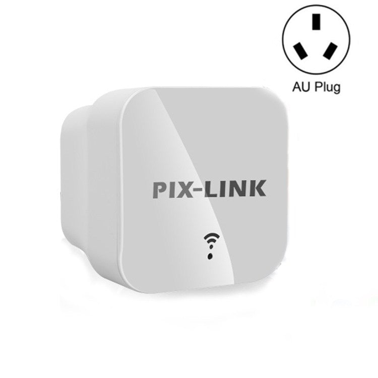 PIXLINK WR12 เครื่องขยายสัญญาณ WIFI 300Mbps รีพีทเตอร์เพิ่มประสิทธิภาพ, ปลั๊ก EU, ปลั๊ก UK, ปลั๊ก US, ปลั๊ก AU