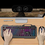 ชุดคีย์บอร์ดและเมาส์เกมไร้สาย K680 RGB ชาร์จไฟได้