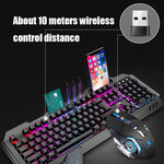 ชุดคีย์บอร์ดและเมาส์เกมไร้สาย K680 RGB ชาร์จไฟได้