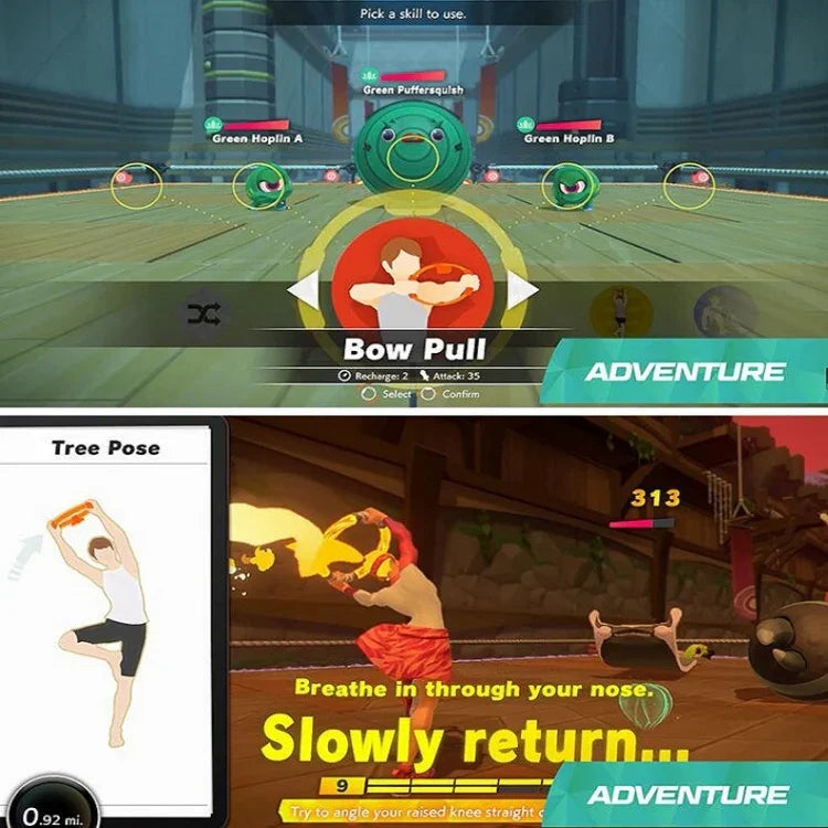 แหวนฟิตเนสเกม + สายรัดขา สำหรับ Nintendo NS