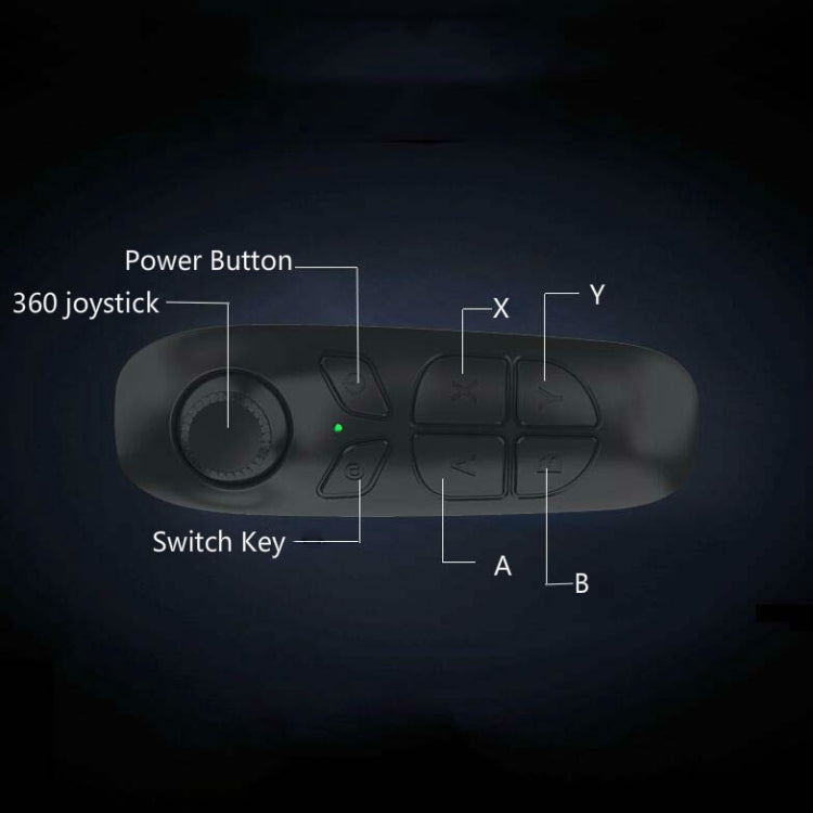 แว่น VR พร้อมรีโมท ควบคุมมือถือ Android พลิกหน้าหนังสืออิเล็กทรอนิกส์ ถ่ายวิดีโอสั้น เซลฟี่ จอยบลูทูธ