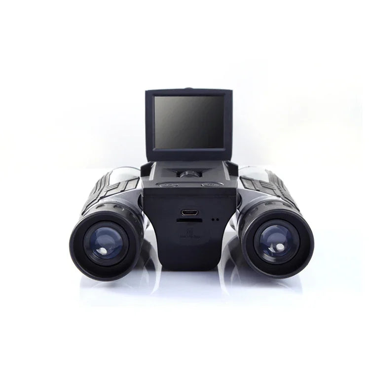 กล้องส่องทางไกล HD 12x32 กล้องดิจิทัลมัลติฟังก์ชันวิดีโอสำหรับกิจกรรมกลางแจ้ง