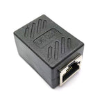 หัวต่อสายเครือข่าย RJ45 แบบตรง 8P8C ป้องกันสัญญาณรบกวน แบบสองทาง
