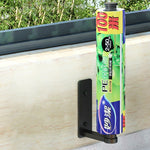Kitchen Paper Towel Rack Lazy Rag Rack Wall Mount Bracket, Roll Paper Holder