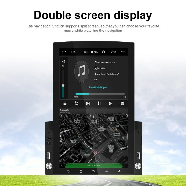 เครื่องเล่น MP5 รถยนต์หน้าจอแนวตั้ง 9.7 นิ้ว HD กระจก 2.5D พร้อมระบบนำทาง Android แบบ All-in-one, รุ่นมาตรฐาน, รุ่นมาตรฐาน+กล้อง 4 ดวง, รุ่นมาตรฐาน+กล้อง 8 ดวง, รุ่นมาตรฐาน+กล้อง 12 ดวง