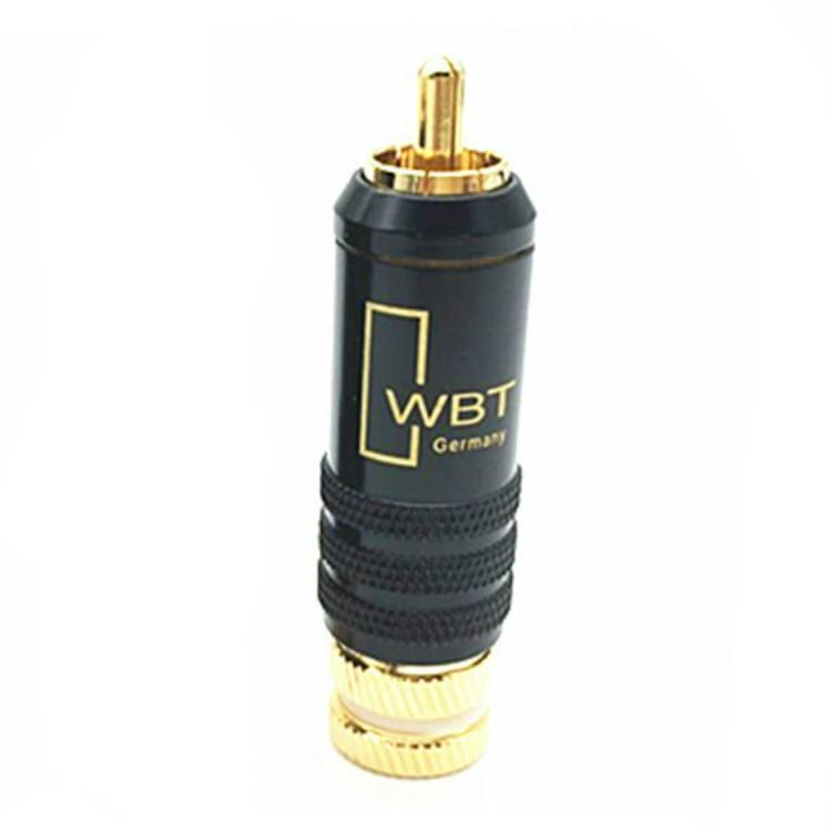 2 ชิ้น WBT-0144 หัวปลั๊ก RCA รูปดอกบัว AV เสียงและวิดีโอ