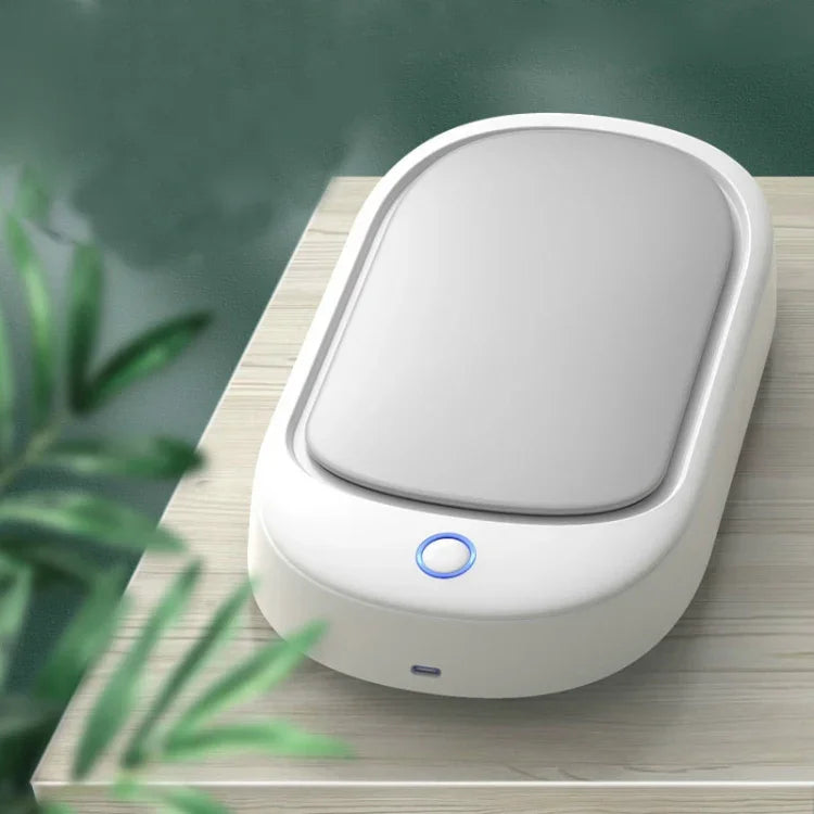 กล่องฆ่าเชื้อ HE01 กล่องฆ่าเชื้อโทรศัพท์มือถือด้วยแสง UVC โคมไฟฆ่าเชื้ออัลตราไวโอเลต ฝาปิดสีเทา ฝาปิดสีเขียวเข้ม