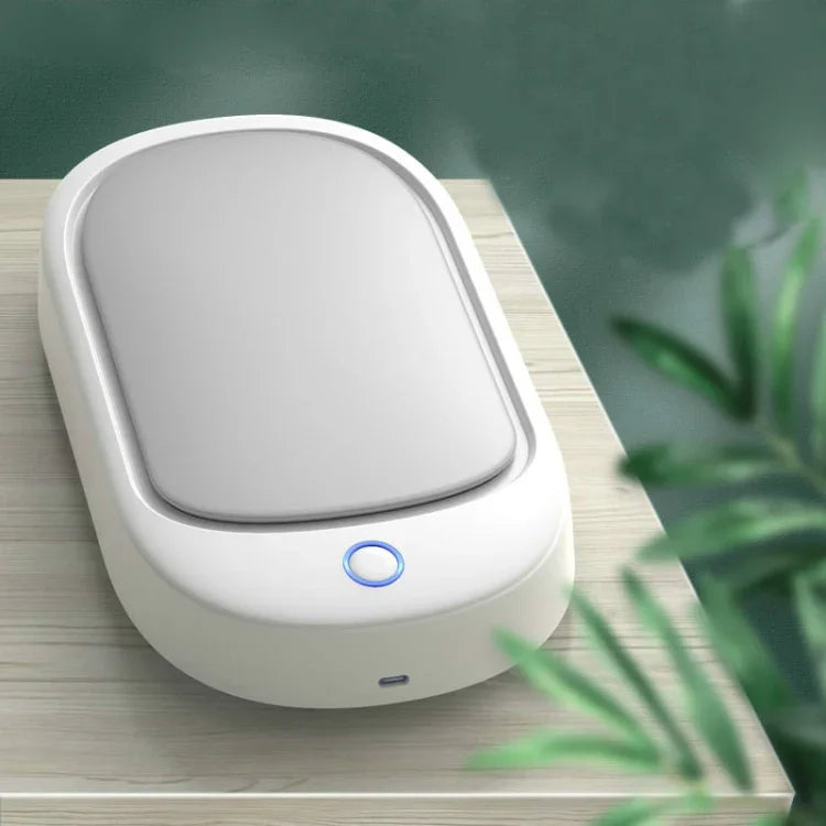 กล่องฆ่าเชื้อ HE01 กล่องฆ่าเชื้อโทรศัพท์มือถือด้วยแสง UVC โคมไฟฆ่าเชื้ออัลตราไวโอเลต ฝาปิดสีเทา ฝาปิดสีเขียวเข้ม