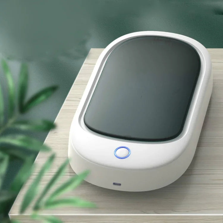 กล่องฆ่าเชื้อ HE01 กล่องฆ่าเชื้อโทรศัพท์มือถือด้วยแสง UVC โคมไฟฆ่าเชื้ออัลตราไวโอเลต ฝาปิดสีเทา ฝาปิดสีเขียวเข้ม