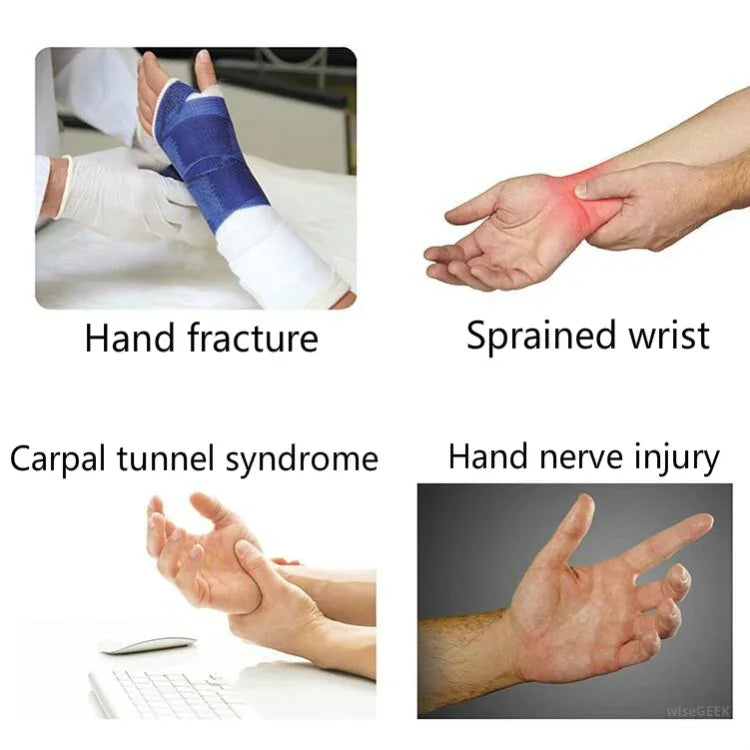แผ่นฝึกฟื้นฟู ปรับระดับได้ ที่วางมือและพยุงข้อมือสำหรับตรึงกระดูกข้อมือ ขนาดมือซ้าย ขนาดเดียว, ขนาดมือขวา ขนาดเดียว