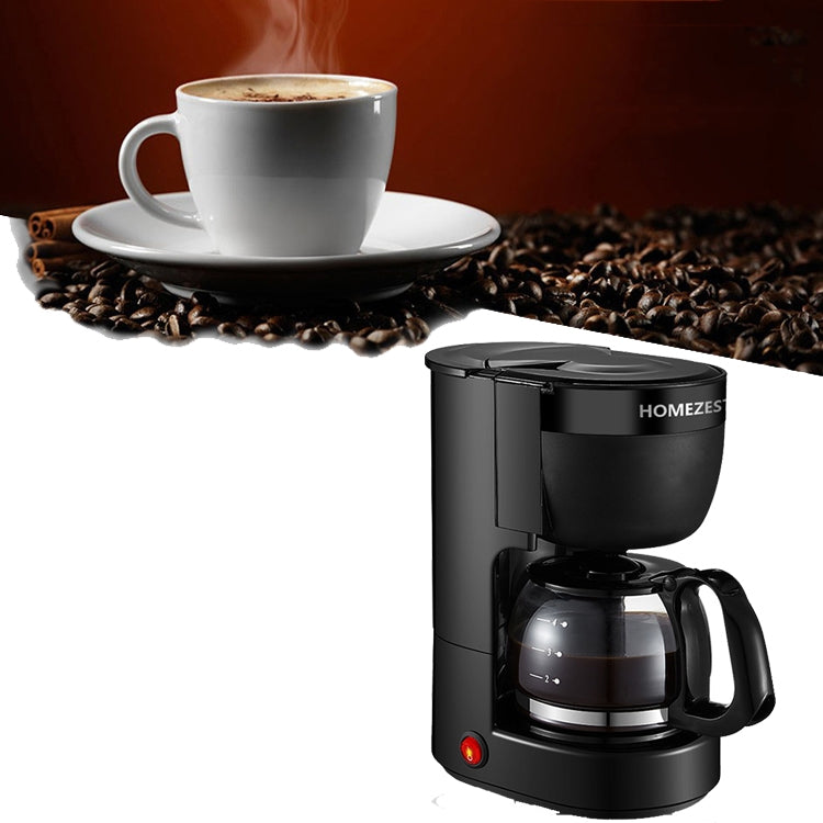 เครื่องชงกาแฟขนาดเล็กสำหรับใช้ในบ้าน Homezest เครื่องชงกาแฟหยดอัตโนมัติ มินิ ปลั๊ก EU