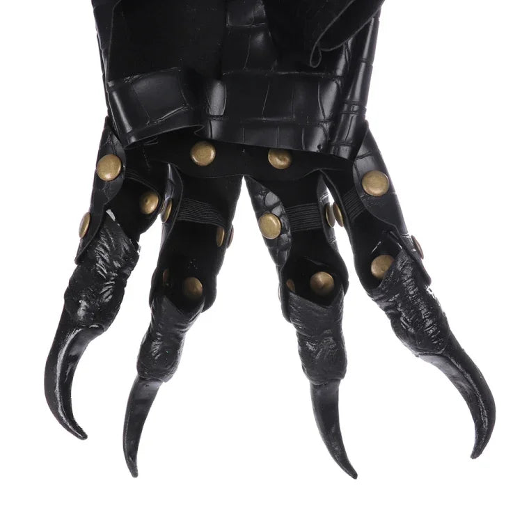ถุงมือเครื่องแต่งกายฮาโลวีน อุปกรณ์บอลคาร์นิวัล กรงเล็บมังกร