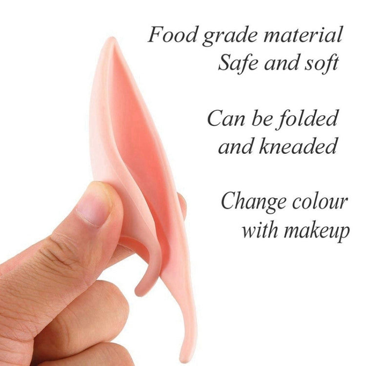 1pair  Halloween Elf Latex Ears Cosplay Props, 10cm, 12cm