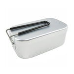 Outdoor Travel Camping Camping Lunch Box Portable Foldable Aluminum Lunch Box Retro Lunch Box Small, Small Regular Lunch Box, Lunch Box And Steaming Rack
