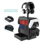 ชั้นวางแผ่นเกมและหูฟัง สำหรับ PS5 / Xsx, สำหรับ PS5 / Xsx
