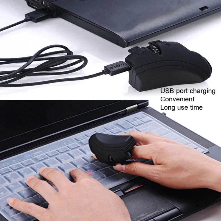 เมาส์นิ้วขี้เกียจไร้สาย GM306 2.4GHz พร้อมตัวรับสัญญาณ USB