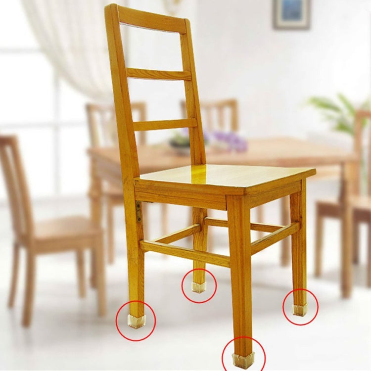 ฝาครอบขาเก้าอี้สี่เหลี่ยม 4 ชิ้น แผ่นป้องกันเท้าทำจาก PVC สำหรับเฟอร์นิเจอร์และโต๊ะ ขนาด 30-35 มม., 42-48 มม., 49-55 มม., 37-42 มม., 56-62 มม.