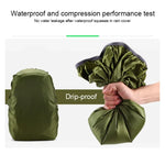 ผ้าคลุมเป้กันน้ำกันฝุ่น น้ำหนักเบาพกพาสะดวก สำหรับเดินป่า ขนาด 35L, 45L, 50-60L, 70L, 80L