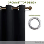 ผ้ากันแสงม่านความแม่นยำสูง ผ้าม่านกันความร้อน สีพื้น ขนาด 42x84 นิ้ว (107x213 ซม.), 52x63 นิ้ว (132x160 ซม.), 52x84 นิ้ว (132x213)