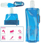 0.5L Portable Ultralight Foldable Silicone Water Bag Outdoor Sports Supplies Hiking Camping Soft Flask Waterproof Bag