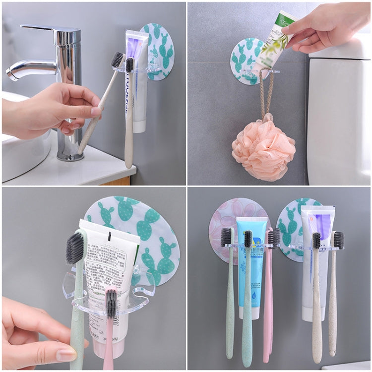 ที่ใส่แปรงสีฟันพลาสติก ที่เก็บยาสีฟัน เครื่องจ่ายแปรงสีฟัน, สีขาว, สีชมพู, สีเขียว