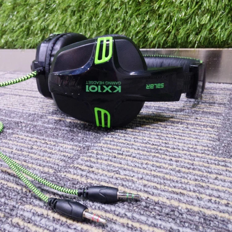 หูฟังมีสาย Salar KX101 3.5 มม. สำหรับเล่นเกม PC Gamer สเตอริโอพร้อมไมโครโฟนสำหรับคอมพิวเตอร์