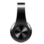 หูฟังบลูทูธสเตอริโอ HIFI สำหรับ Xiaomi iPhone Samsung แท็บเล็ต พร้อมไมโครโฟน รองรับการ์ด SD และวิทยุ FM
