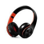 หูฟังบลูทูธสเตอริโอ HIFI สำหรับ Xiaomi iPhone Samsung แท็บเล็ต พร้อมไมโครโฟน รองรับการ์ด SD และวิทยุ FM
