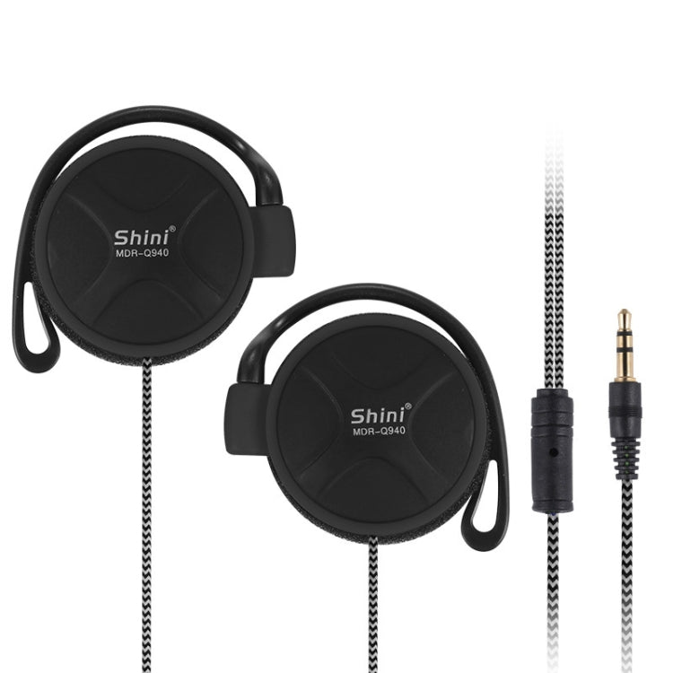 Shini Q940 หูฟัง EarHook เบสหนัก 3.5 มม. สำหรับเครื่องเล่น Mp3 คอมพิวเตอร์ มือถือ