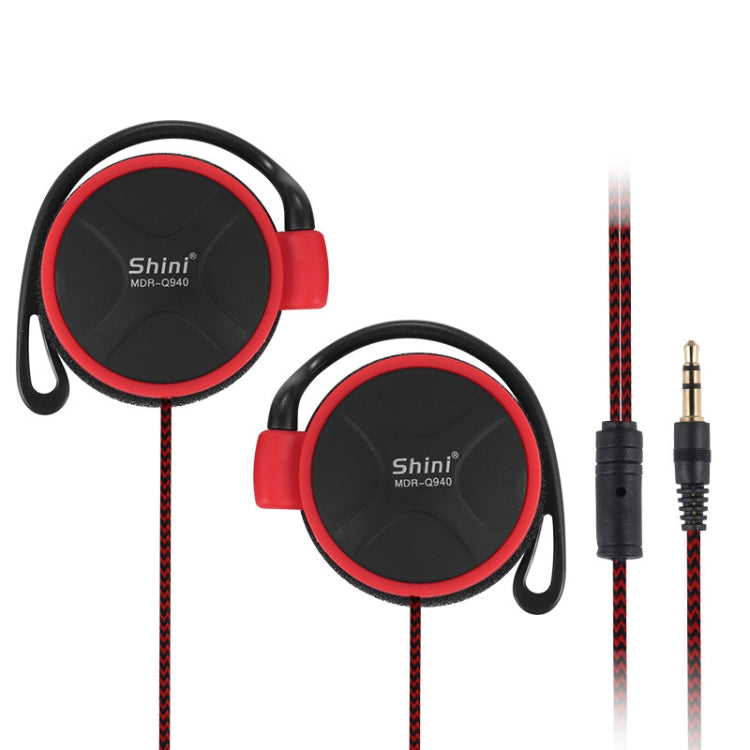 Shini Q940 หูฟัง EarHook เบสหนัก 3.5 มม. สำหรับเครื่องเล่น Mp3 คอมพิวเตอร์ มือถือ