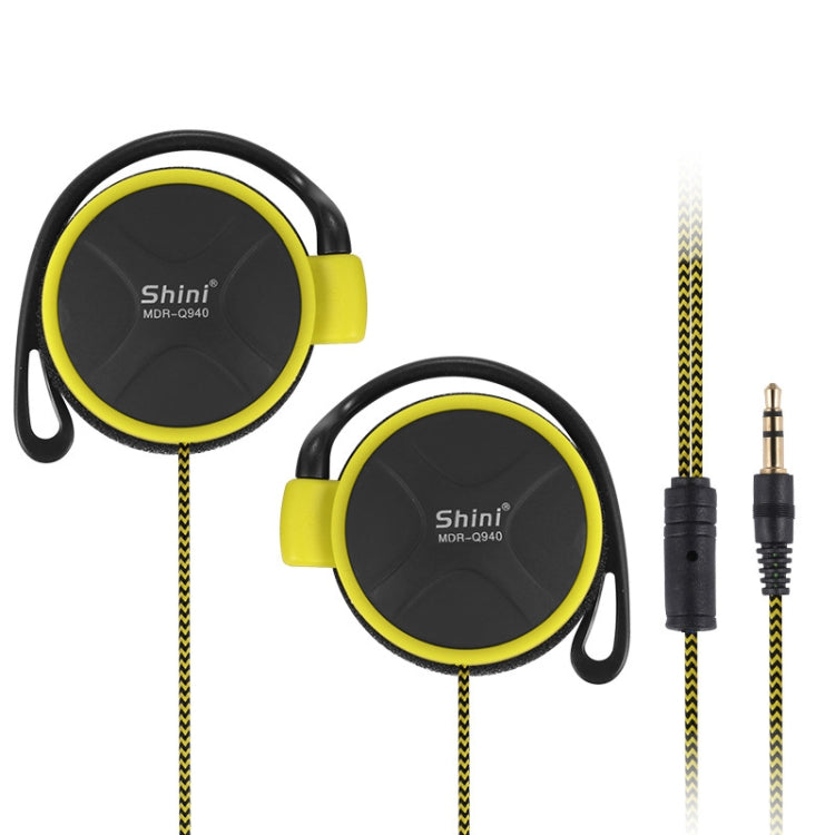 Shini Q940 หูฟัง EarHook เบสหนัก 3.5 มม. สำหรับเครื่องเล่น Mp3 คอมพิวเตอร์ มือถือ