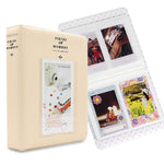 ซองใส่นามบัตร 64 ช่อง สำหรับ Fujifilm Instax Mini 8 /7s /70 /25 /50s /90, 64 ช่อง สีเบจ, 64 ช่อง สีน้ำเงิน, 64 ช่อง สีเขียว, 64 ช่อง สีส้ม, 64 ช่อง สีชมพู, 64 ช่อง สีฟ้า
