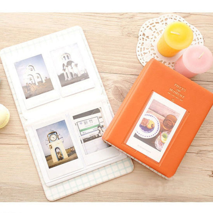ซองใส่นามบัตร 64 ช่อง สำหรับ Fujifilm Instax Mini 8 /7s /70 /25 /50s /90, 64 ช่อง สีเบจ, 64 ช่อง สีน้ำเงิน, 64 ช่อง สีเขียว, 64 ช่อง สีส้ม, 64 ช่อง สีชมพู, 64 ช่อง สีฟ้า