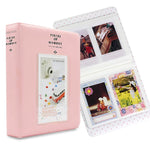 ซองใส่นามบัตร 64 ช่อง สำหรับ Fujifilm Instax Mini 8 /7s /70 /25 /50s /90, 64 ช่อง สีเบจ, 64 ช่อง สีน้ำเงิน, 64 ช่อง สีเขียว, 64 ช่อง สีส้ม, 64 ช่อง สีชมพู, 64 ช่อง สีฟ้า