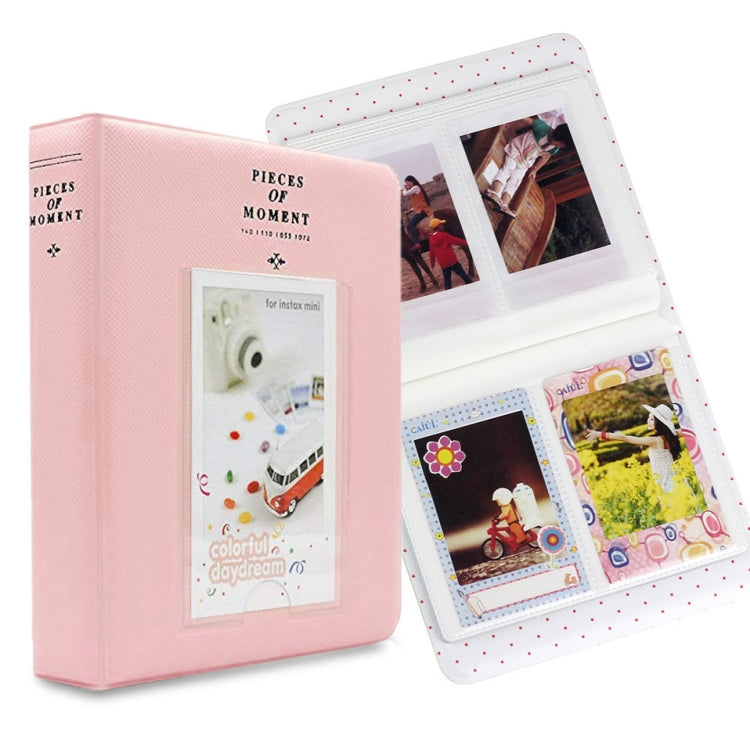 ซองใส่นามบัตร 64 ช่อง สำหรับ Fujifilm Instax Mini 8 /7s /70 /25 /50s /90, 64 ช่อง สีเบจ, 64 ช่อง สีน้ำเงิน, 64 ช่อง สีเขียว, 64 ช่อง สีส้ม, 64 ช่อง สีชมพู, 64 ช่อง สีฟ้า